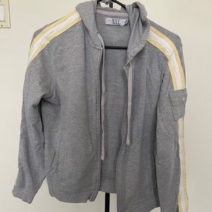 Gray Zip Up Hoodie
